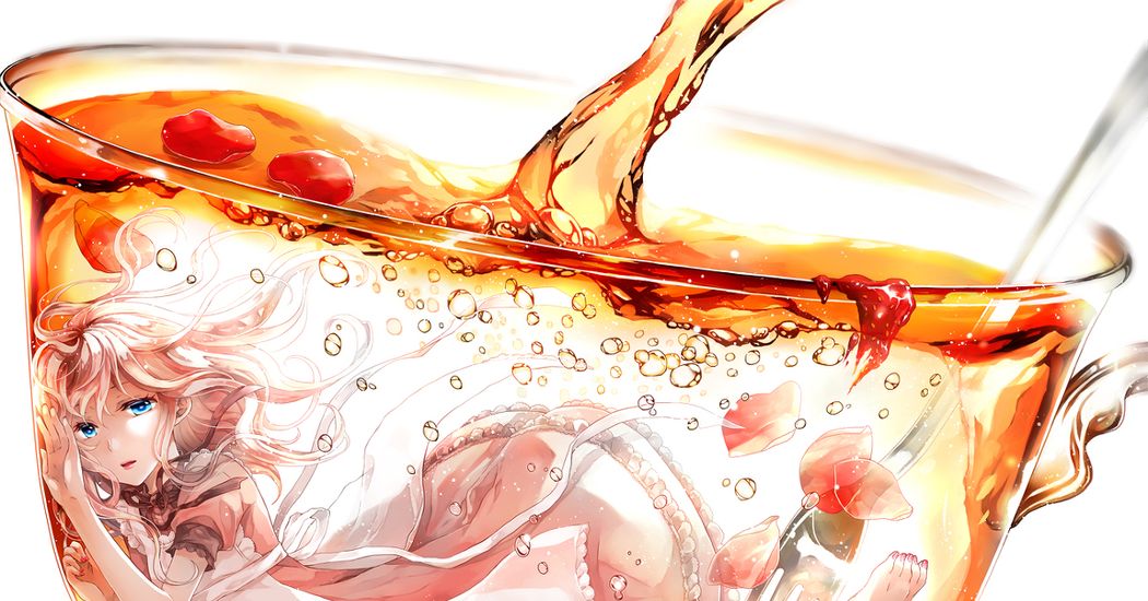 I want to gulp you down♡ Illustrations of "Cup In"