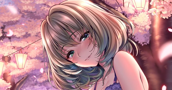 A little detail under the eye. Illustrations of Girls with Moles Under Their Eyes