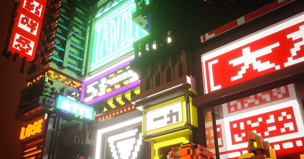 No way! It's not made of Lego!? Illustrations of Voxel Art