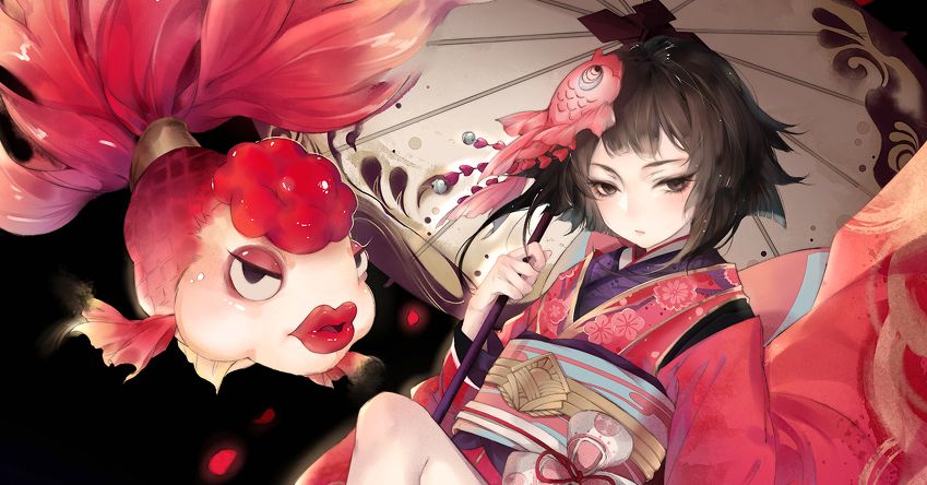 Drawings of Onmyoji - Painting the nights of Heian in colors.