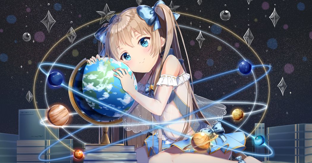 The world is round. Illustrations of the Globe