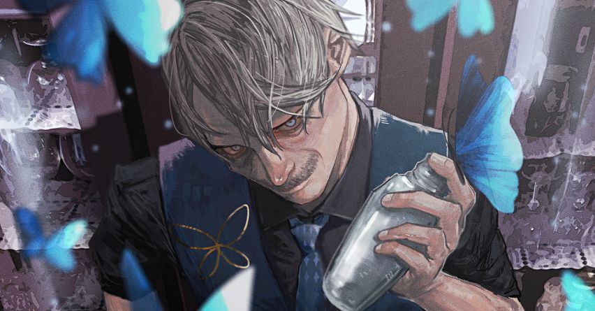 Drunk in dandyism♡ Illustrations of Men who Look Great with some Facial Hair