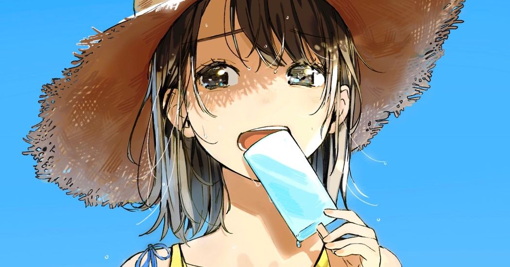 I need to cool off my body! Illustrations of Ice Cream