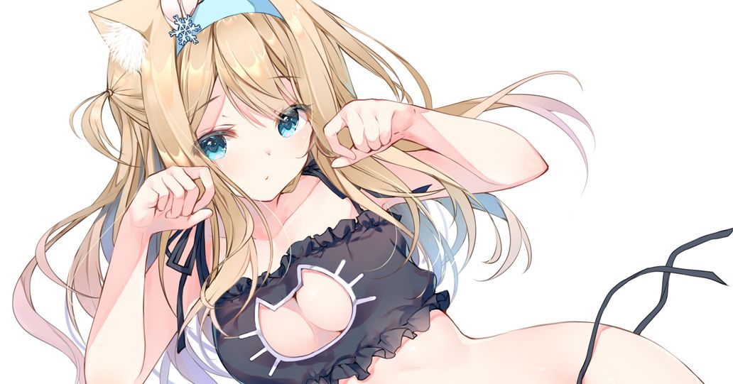 Drawings of Cat Lingerie - Meowy cute♡