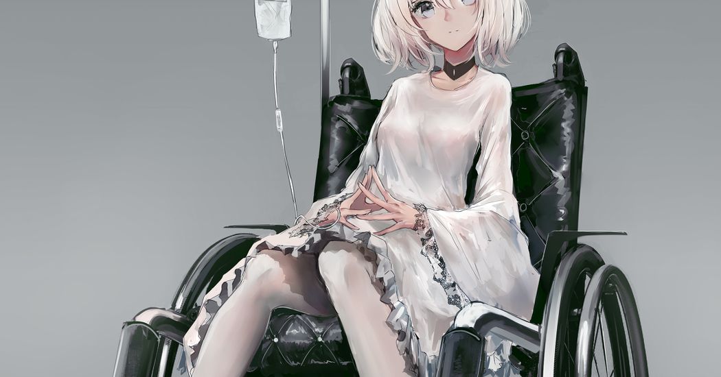 You have the support of a gentle friend. Illustrations of Wheelchairs