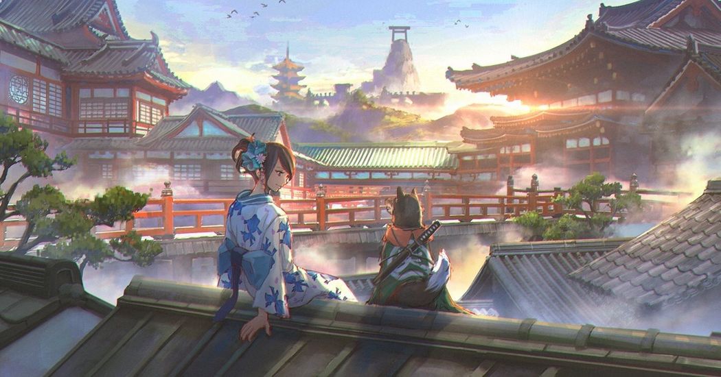 That place that I dreamed of. Roof Illustrations