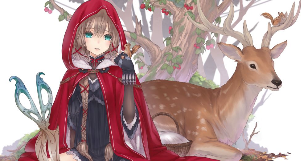 Healed by your tender eyes ♡ Illustrations of Deer and People