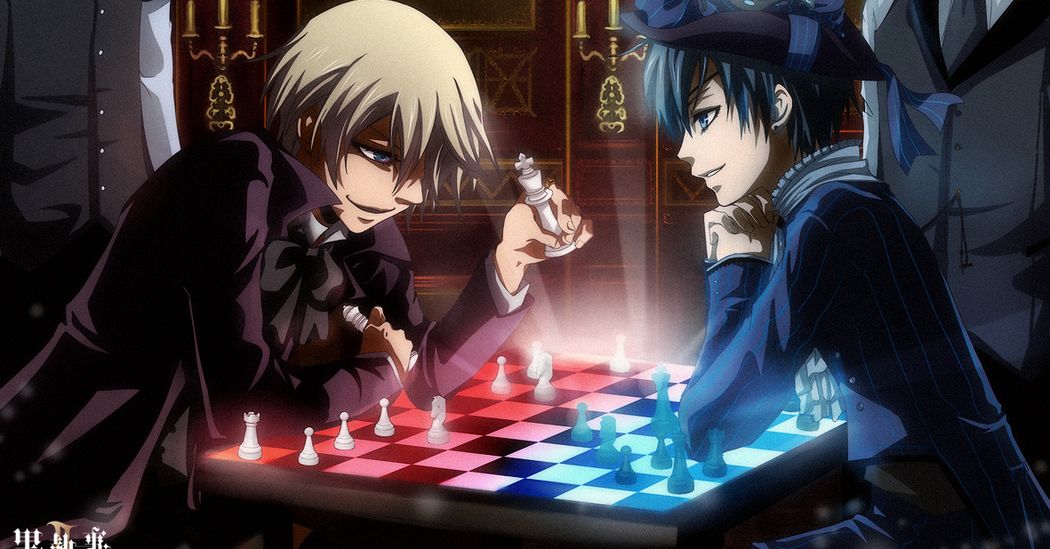 An intelligent game ensues on the board. Illustrations of Chess