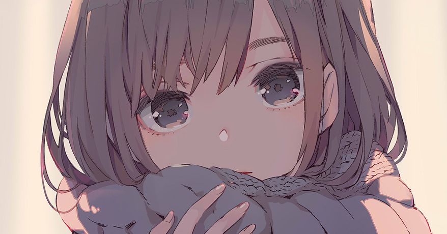 Swelling out of a Muffler♡ Drawings of "Squid Ears"