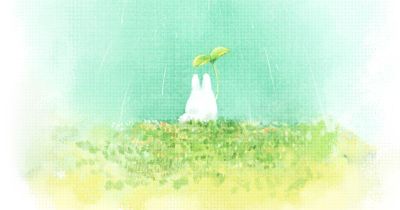 Drawings of Leafy Umbrellas - Looking forward to the rain.