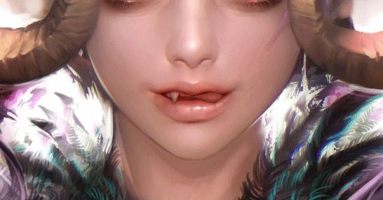Soft and Glossy♡ How to Draw Lips
