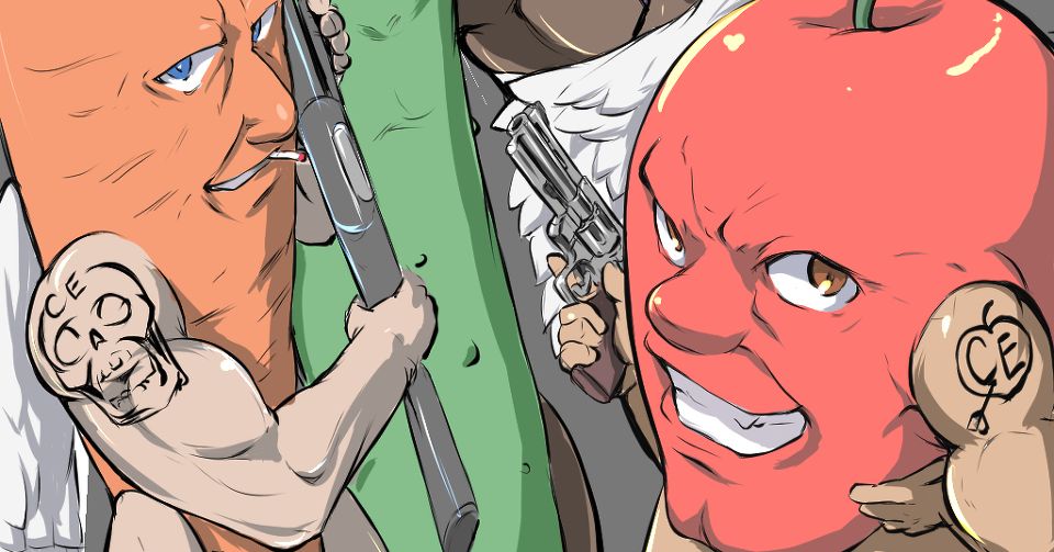 Drawings of "Don't Look This Way!" - Impactful looks.