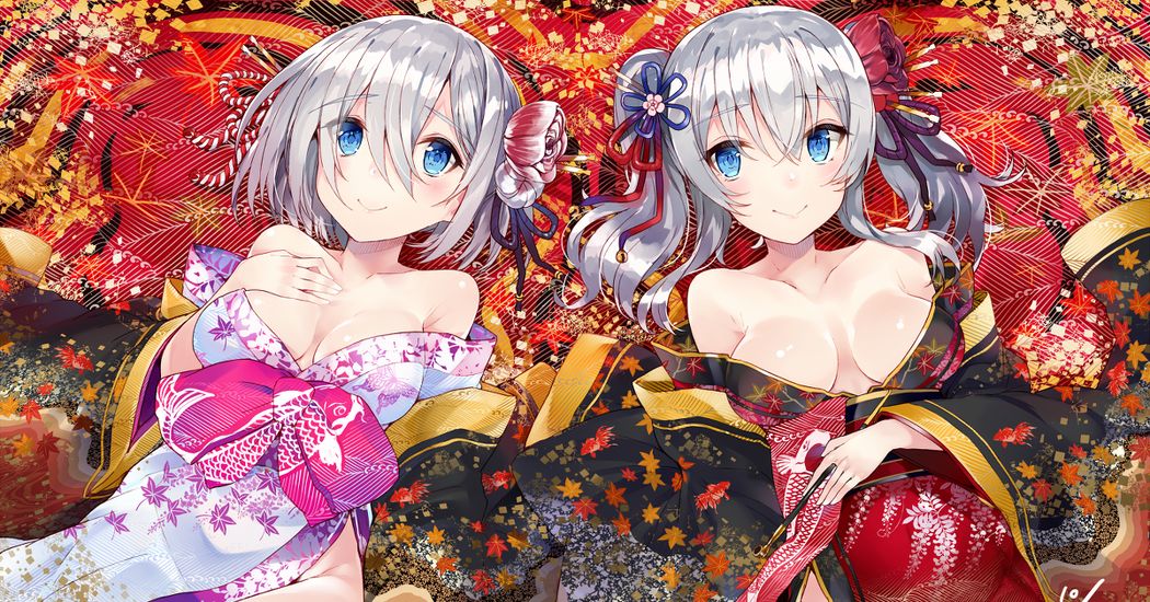 Steal a glance and fall in love♡ Illustrations of Widely Open Clothes