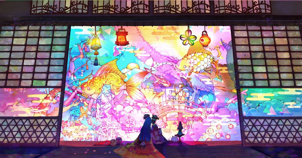 Drawings With Rich Colors - Vividly colored worlds!