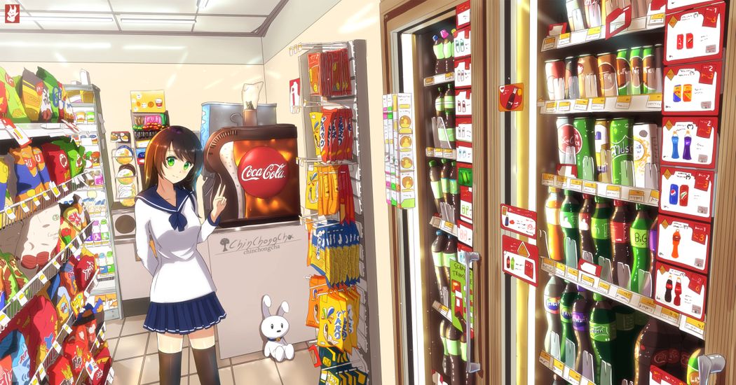 Just a quick stop. Illustrations That Will Make You Want to Go to the Convenience Store
