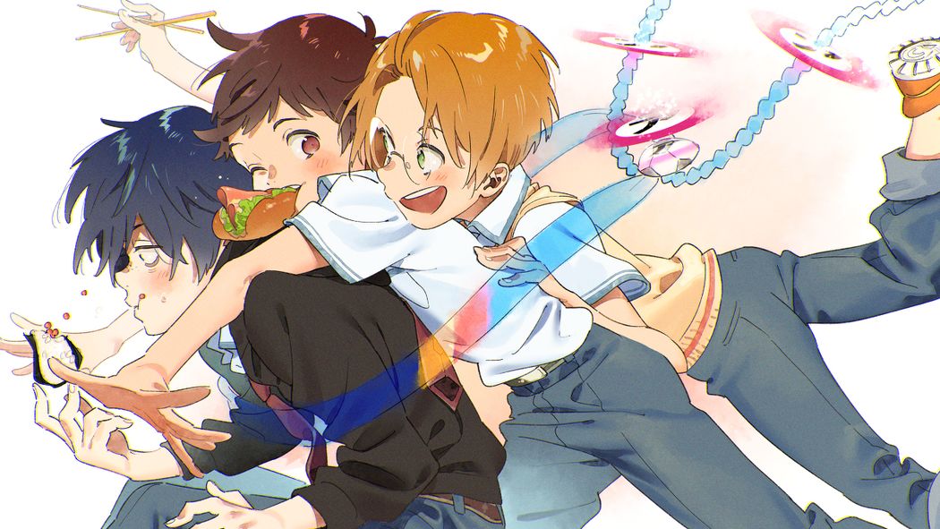Fanworks of the Anime Series Sarazanmai - I won't let go of my connection with you.