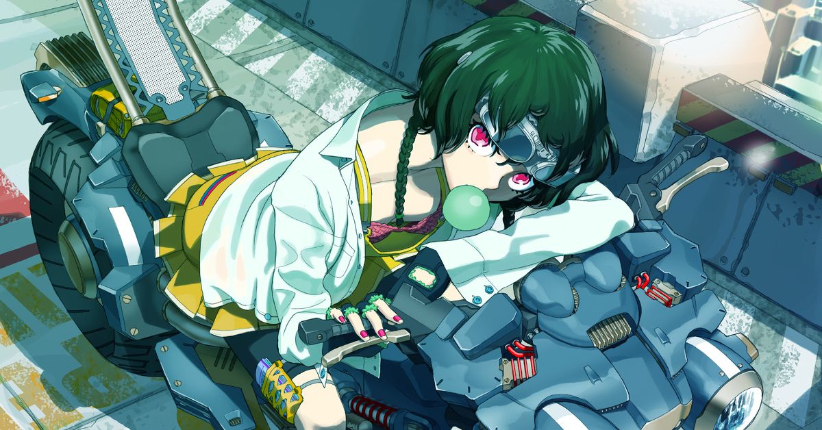 Drawings of Girls and Motorcycles - Partner of steel.