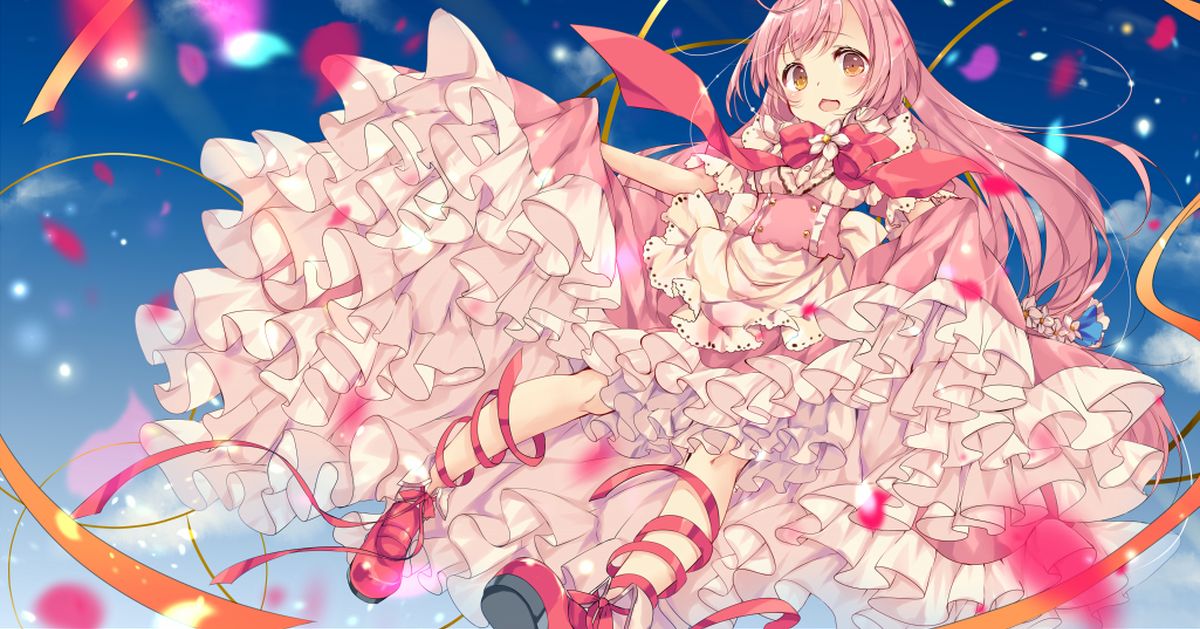Drawings of Frilly Hell - So. Many. Ruffles!